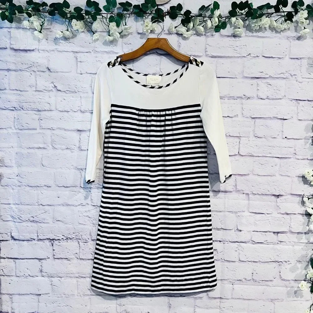 Kate Spade New York‎ Stretch Striped Shift Dress Size Small